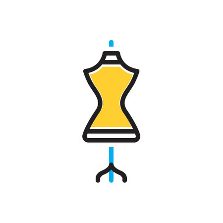 Icon for dress form,dress,mannequinのイラスト素材