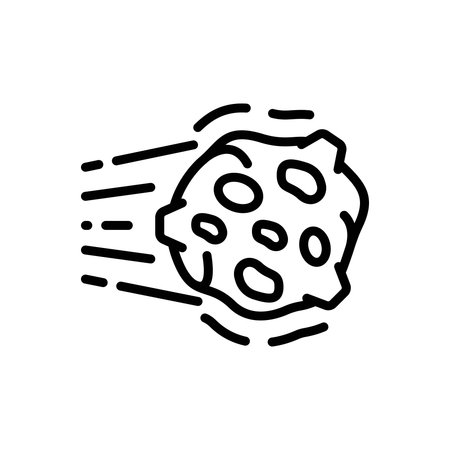 Icon for asteroid, planetoidsのイラスト素材