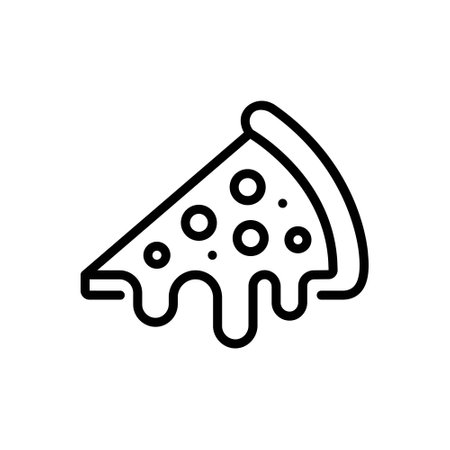 Icon for pizza, pizzettaのイラスト素材