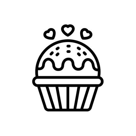Icon for muffin, bakeryのイラスト素材
