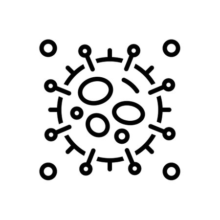 Icon for virus, virionのイラスト素材