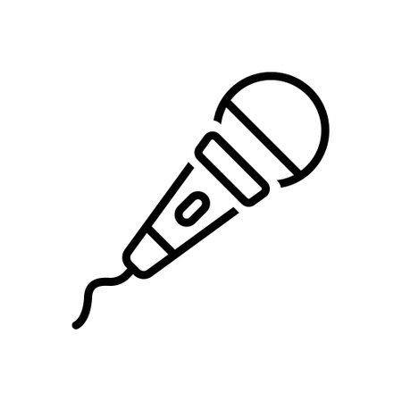 Icon for mike, microphoneのイラスト素材