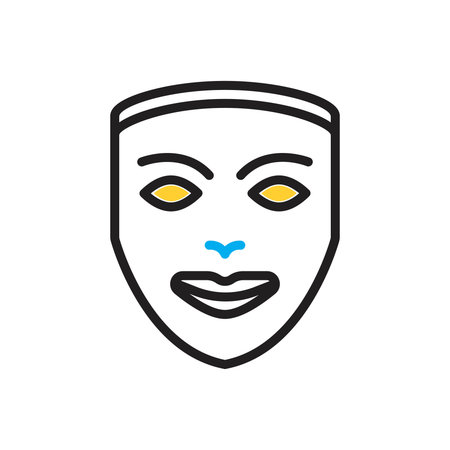 Icon for mask,camouflageのイラスト素材