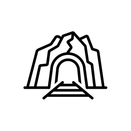 Icon for midlands, mountainのイラスト素材