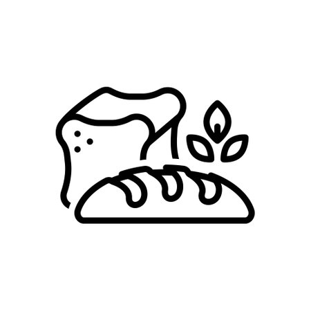 Icon for bread, baguetteのイラスト素材