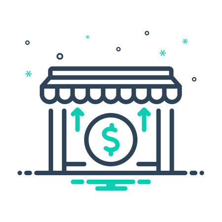 Icon for capitalization, capitalのイラスト素材