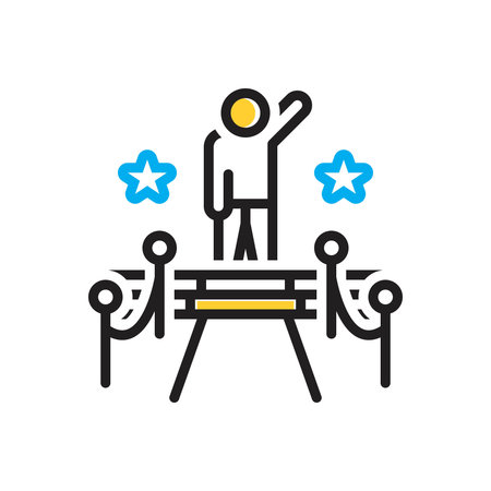 Icon for celebrity,carpetのイラスト素材