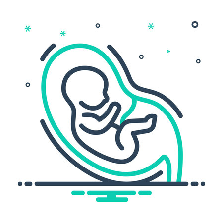 Icon for fetus, foetusesのイラスト素材