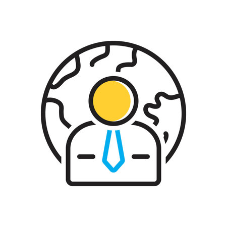 Icon for governor,governmentのイラスト素材