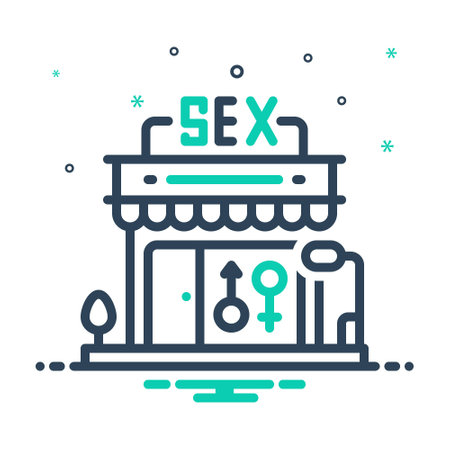 Icon for sex shop, sexのイラスト素材
