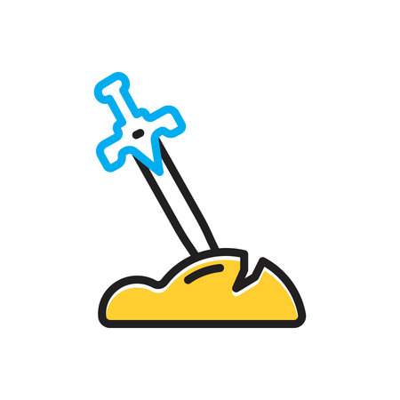 Icon for legend,warriorのイラスト素材