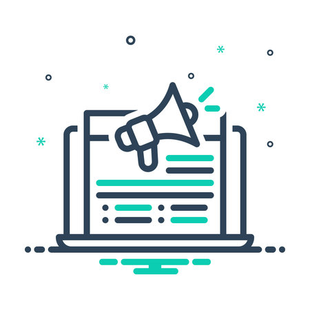 Icon for internet marketing, internetのイラスト素材