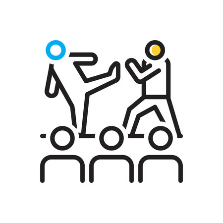 Icon for performance,audienceのイラスト素材