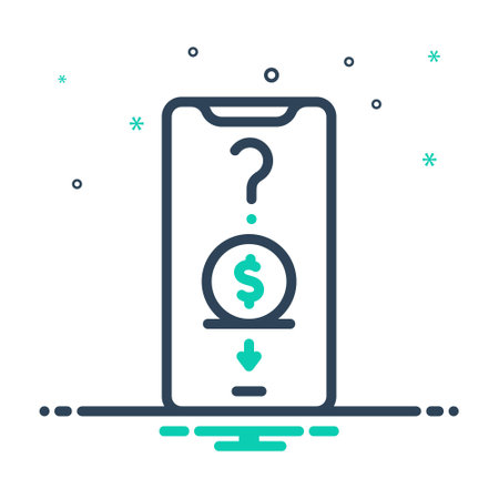 Icon for check balance, checkのイラスト素材