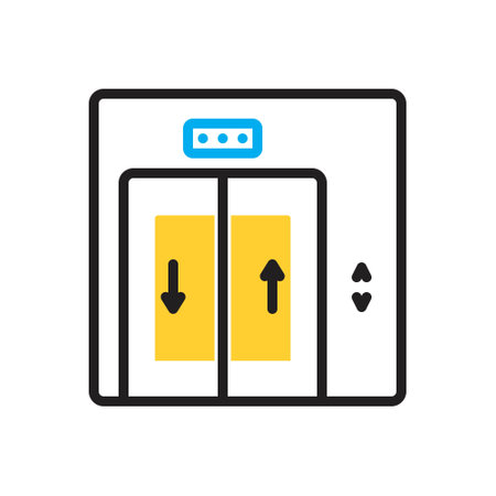 Icon for lift,escalatorのイラスト素材