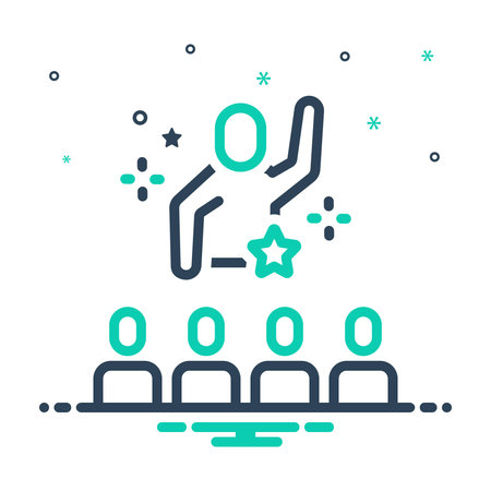 Icon for movie star, movieのイラスト素材