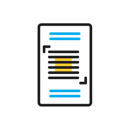 Icon for sentence,phraseのイラスト素材