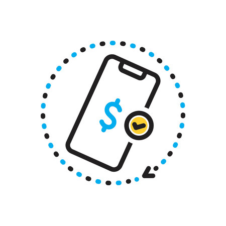 Icon for afford,mobileのイラスト素材