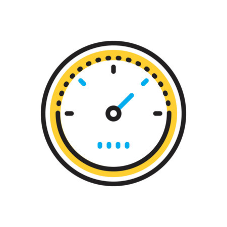 Icon for meter,accelerateのイラスト素材