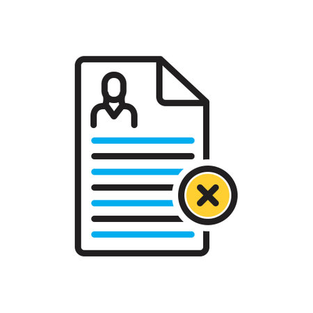 Icon for reject,nayのイラスト素材