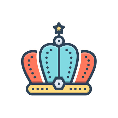 Icon for crown, unisexのイラスト素材