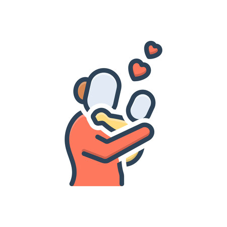 Icon for motherhood, maternityのイラスト素材
