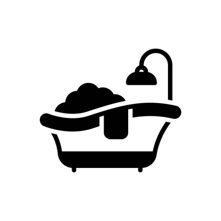 Icon for bathtub, showerのイラスト素材