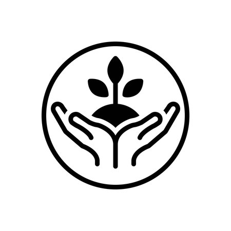 Icon for nature protection, natureのイラスト素材