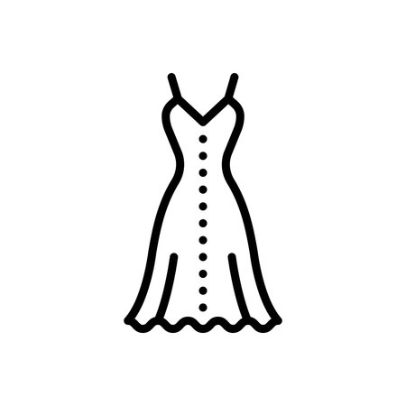 Icon for fashion, dressのイラスト素材