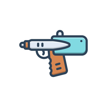 Icon for toy gun, toyのイラスト素材