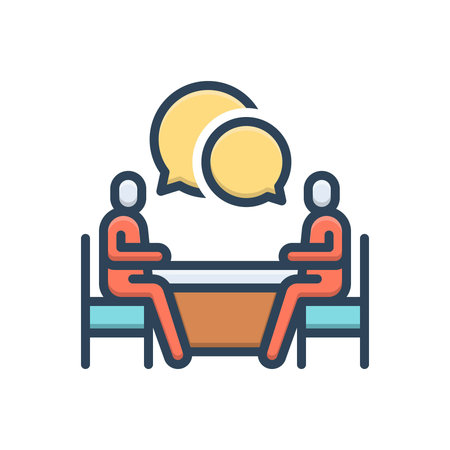 Icon for communication, conversationのイラスト素材