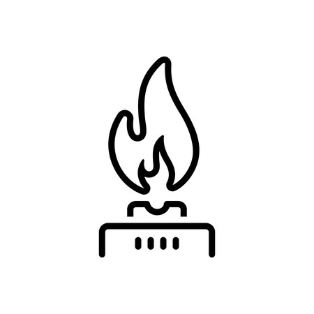 Icon for natural gas, naturalのイラスト素材