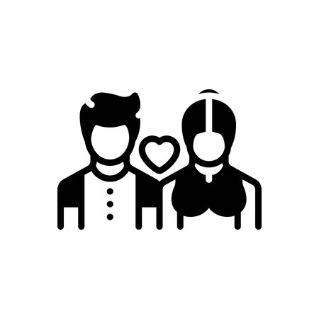 Icon for couple, duetのイラスト素材