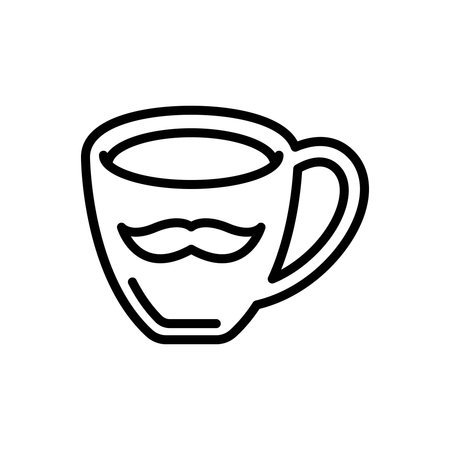 Icon for coffee mug, coffeeのイラスト素材
