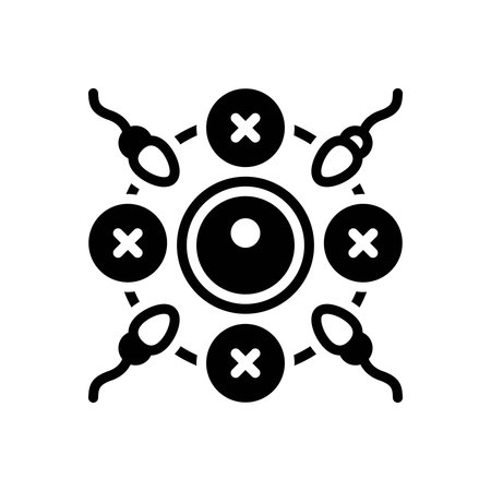 Icon for infertility, impotenceのイラスト素材