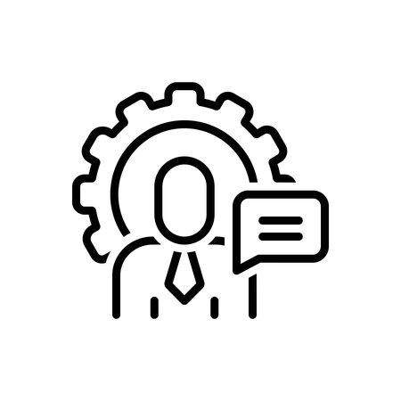 Icon for consulting services, advisoryのイラスト素材