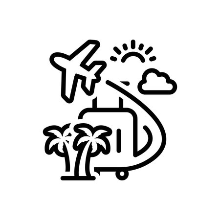 Icon for travel, tourismのイラスト素材