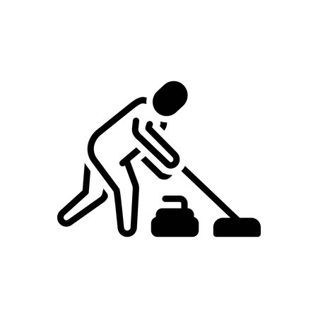 Icon for curling, sport