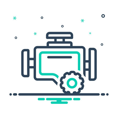 Icon for engine part, engine