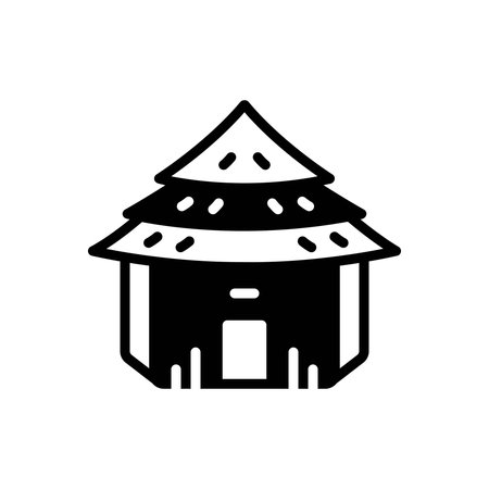 Icon for hut, cabinsのイラスト素材