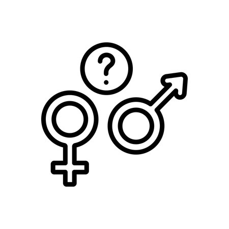 Icon for gender selection, genderのイラスト素材