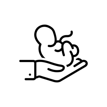 Icon for child birth, deliveryのイラスト素材