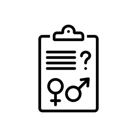 Icon for gender test, genderのイラスト素材