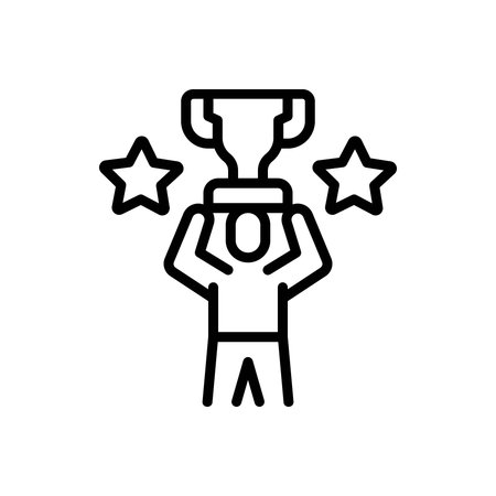 Icon for unparalleled success, unparalleledのイラスト素材