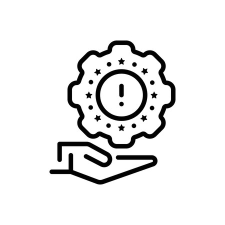 Icon for regard, alertのイラスト素材