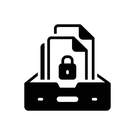 Icon for document storageのイラスト素材