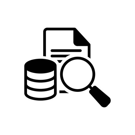Icon for data retrieval, dataのイラスト素材