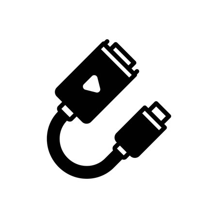 Icon for cable connector,c able