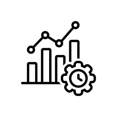 Icon for performance analytics, performanceのイラスト素材