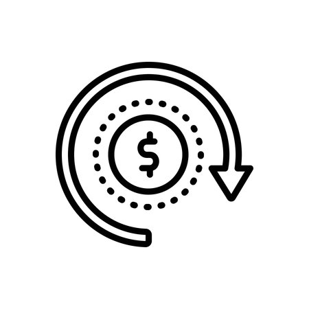 Icon for cost reduction, costのイラスト素材